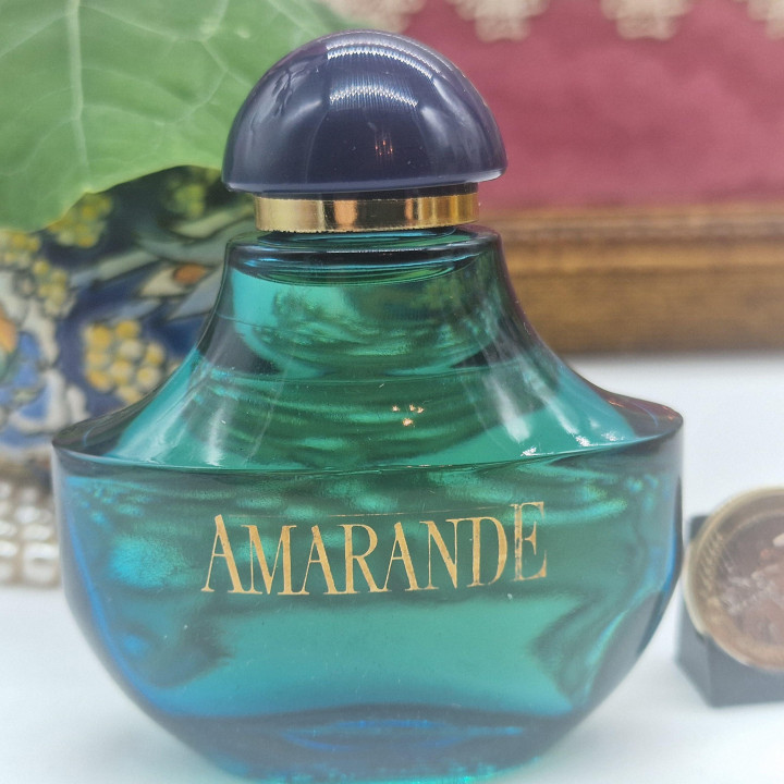 Винтажные духи Amarande Myrurgia 1990-х годов, редкий снятый с производства парфюм 50 мл, синий стеклянный флакон сделано в Исп…