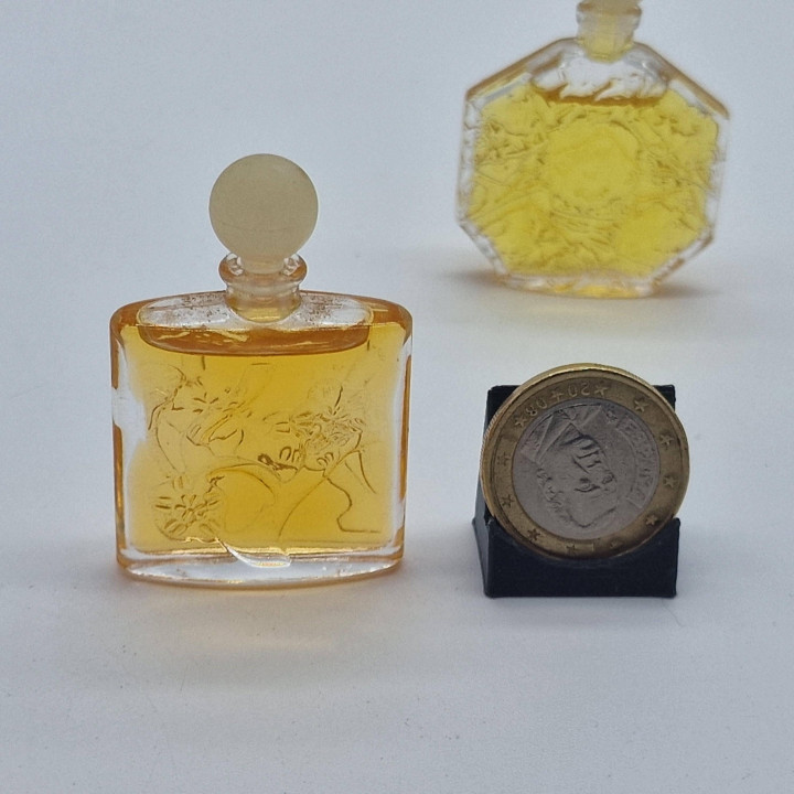 Zestaw Miniatur Perfum Jean-Charles Brosseau Ombre Rose i Ombre dOr, 2 Kolekcjonerskie Flakony 5ml, Vintage Lata 80 Francja