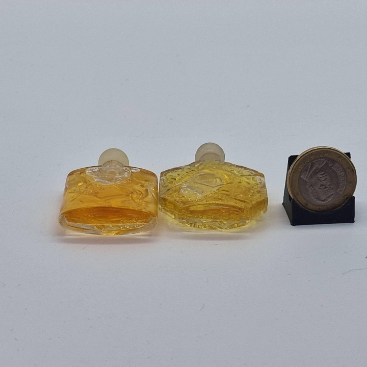 Zestaw Miniatur Perfum Jean-Charles Brosseau Ombre Rose i Ombre dOr, 2 Kolekcjonerskie Flakony 5ml, Vintage Lata 80 Francja