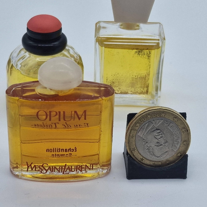 Conjunto de 3 Perfumes Miniatura Vintage Yves Saint Laurent - Opium, Paris e Yvresse EDT, Frascos de 7,5ml de Coleção, Anos 1990