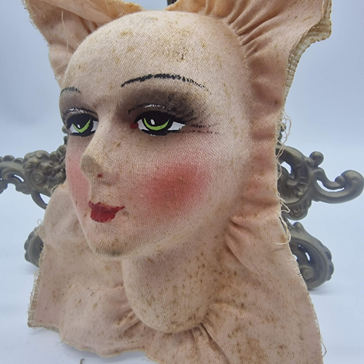 Tête de Poupée Boudoir Art Déco Originale (1920-1930)