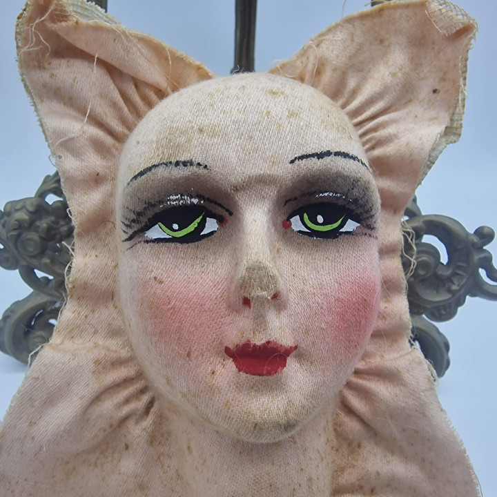 Original Art Deco Boudoir Doll Head (1920s-1930s)