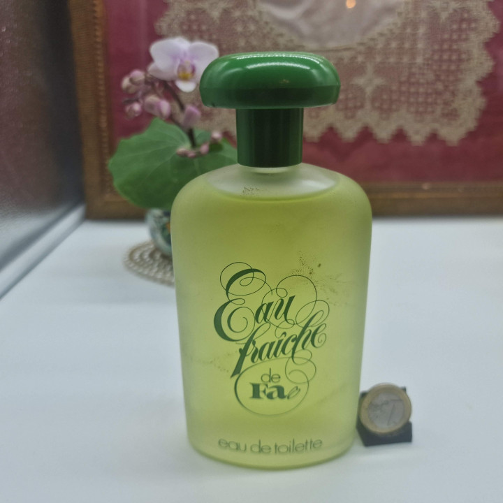 Vintage Eau de Toilette Cologne, Fa Henkel Eau Fraiche, 200ml Splash Frosted Glass Bottle, 1970s Rare Collectible Perfume, Full…