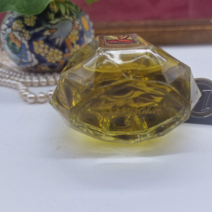 Perfume Vintage Frasco de Colonia, Maja Myrurgia España, Botella de Vidrio Tallado 100 ml, Años 80 Coleccionismo Tocador, Casi…