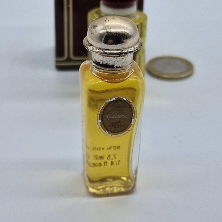 Vintage Miniature Perfume Set, Hermes Amazone 7ml and Caleche 7.5ml Collectible Mini Fragrances, 1980s French Perfumery Lot of 2