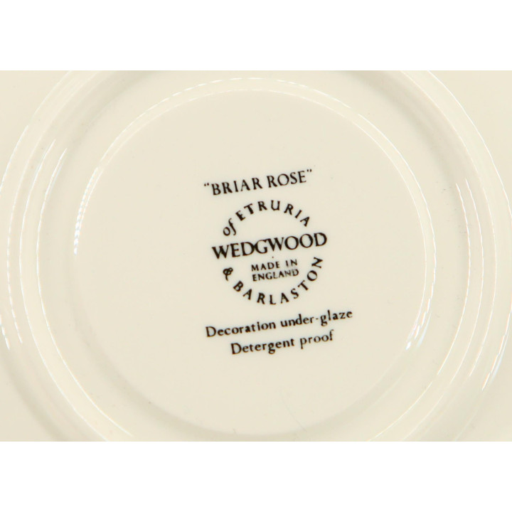 Набор из 4 чайных пар Wedgwood Briar Rose - Английский фаянс Этрурия Барластон Винтаж 1960-е годы