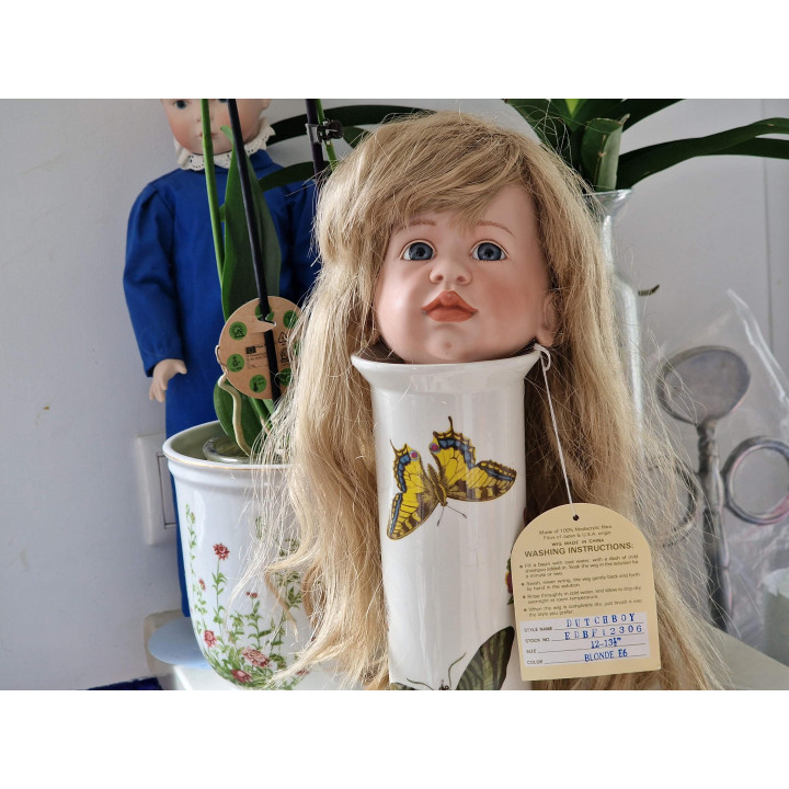 1990年代ヴィンテージ Global Dolls ドール用ウィッグ