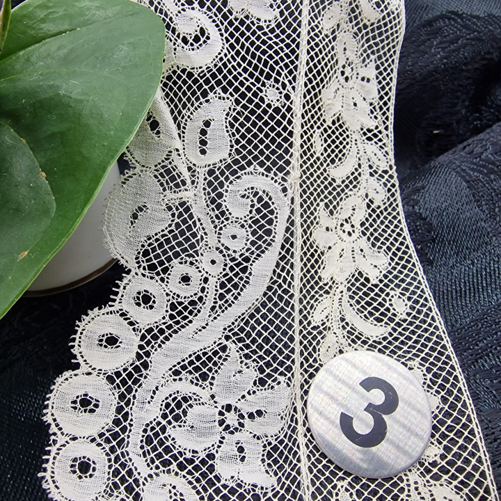Bawełniana Koronka Valenciennes z Lat 30. (10 cm x 5,5 m)