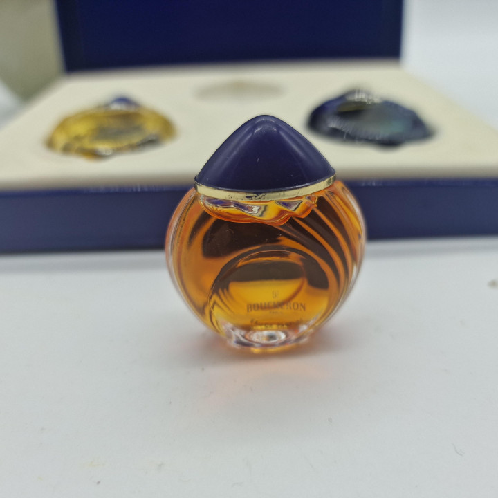 ブシュロン ヴィンテージミニチュア香水セット ラ コレクション ジョワイユ - 3 x 5 ml ボックス入り ジャイプール サファイア 1999年コレクターズ