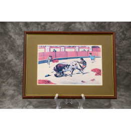 Quadro Vintage Toureio R. Serrano Valência Anos 90