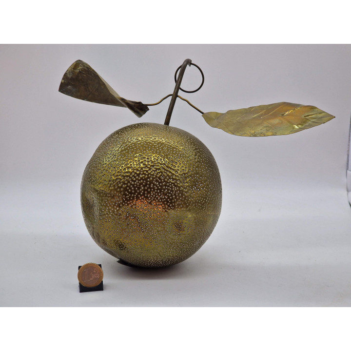 Vintage Messing Fruit Set van 3 - Jaren 70