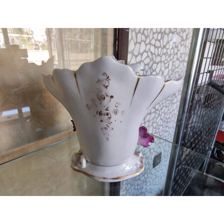 19th Century Vieux Paris Porcelain Dragon Vase