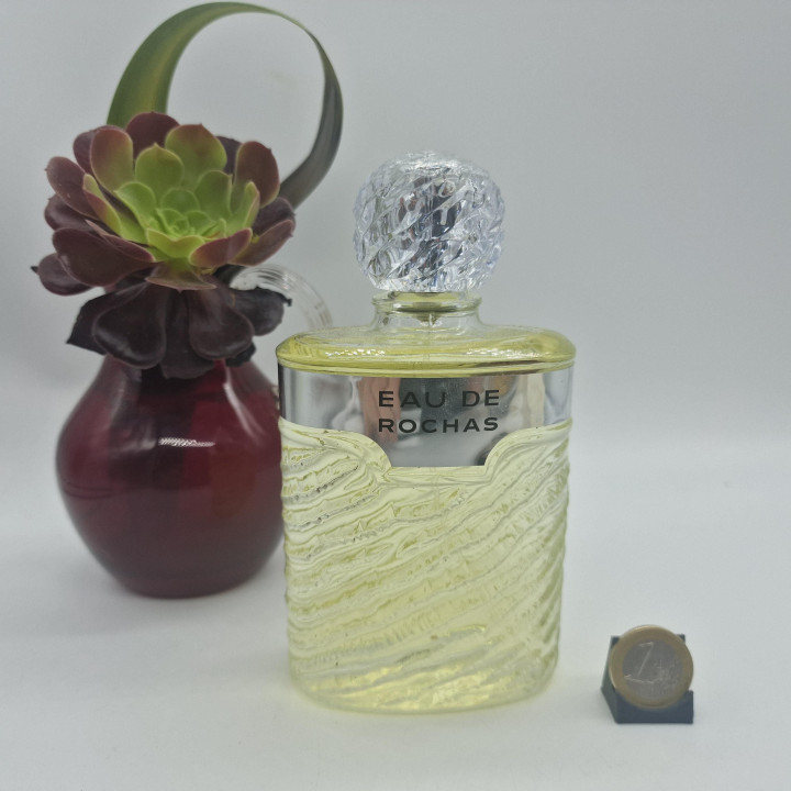 Perfume Vintage Eau de Toilette Eau de Rochas 200 ml, Fragancia Clasica Coleccion de Rochas, Decada de 1990
