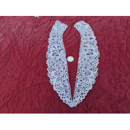 Paire d'Appliques en Dentelle Ancienne Années 1920