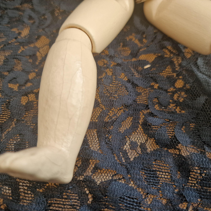 Corps Articulé Poupée 28cm - Composition Années 90