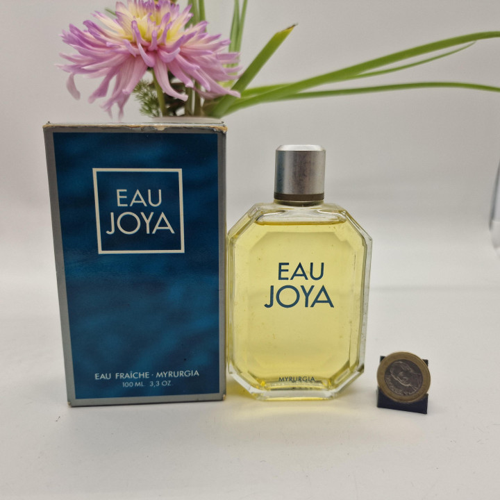 Vintage Eau Joya Myrurgia Parfum, Eau Fraiche Cologne 100 ml 3,3 oz, Met Originele Doos, Jaren 1980 Spanje