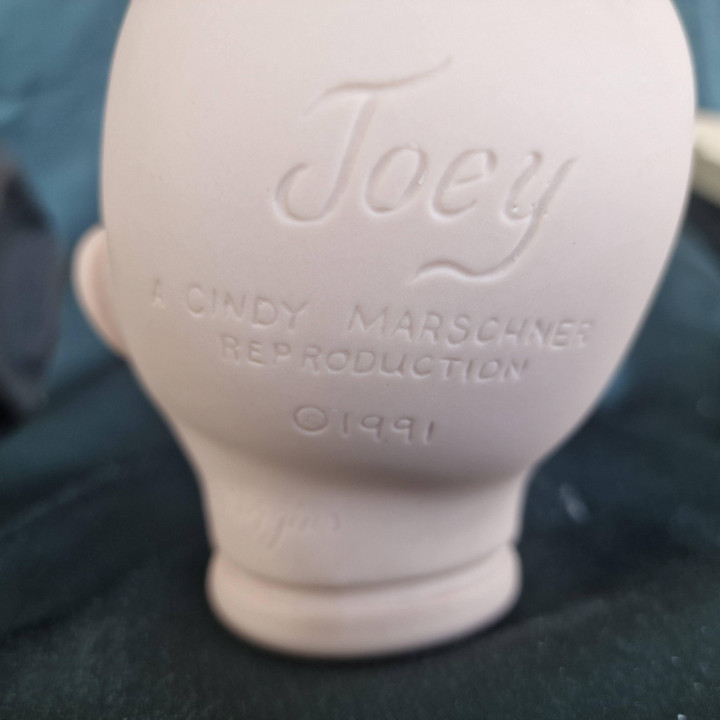 Testa di bambola Joey porcellana Cindy Marschner 1991