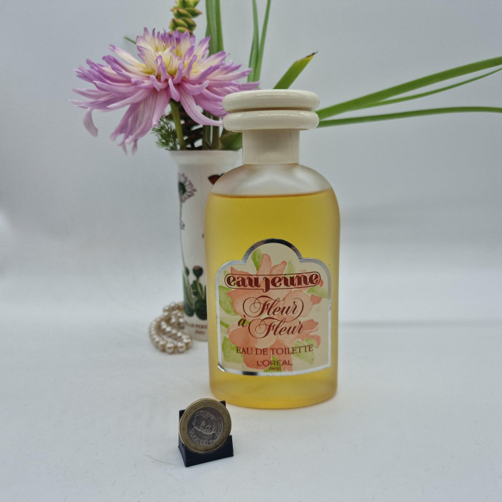 ヴィンテージ香水 オージュンヌ フルール ア フルール ロレアル オードトワレ 200ml 1980年代コレクターズボトル
