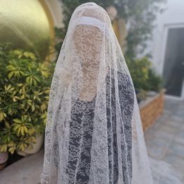 Mantilha de Noiva Espanhola Vintage Anos 70 (260x320 cm)