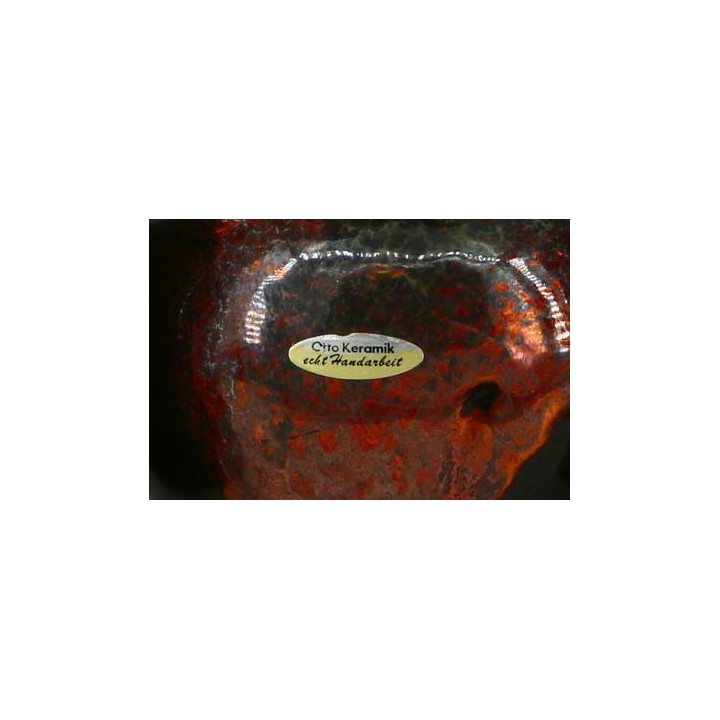 Вазы Otto Keramik Fat Lava, комплект 3 шт, 1970-е