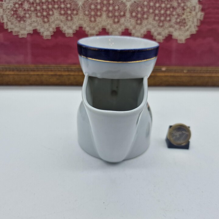 Rasiertasse Shaving Scuttle aus Porzellan Great Yarmouth Venetian Waterways britisches Souvenir aus den 1960er Jahren
