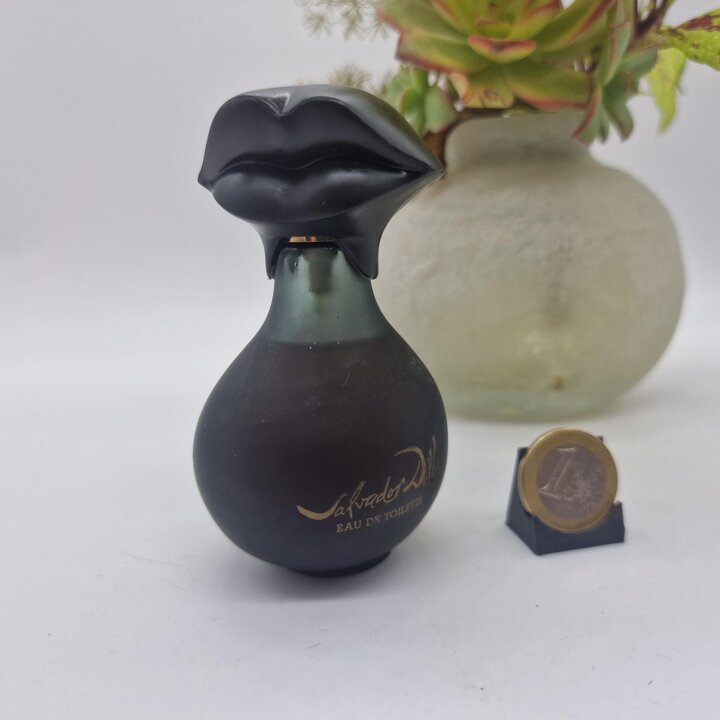 ヴィンテージ香水 サルバドールダリ オードトワレ 50 ml 初代処方 1980年代 ブラックリップボトル コレクション