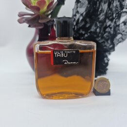 Vintage Parfum und Eau de Toilette Tabu von Dana, Klassischer Duft 115 ml, Hergestellt in Spanien 1980er Jahre, Parfümerie Koll…