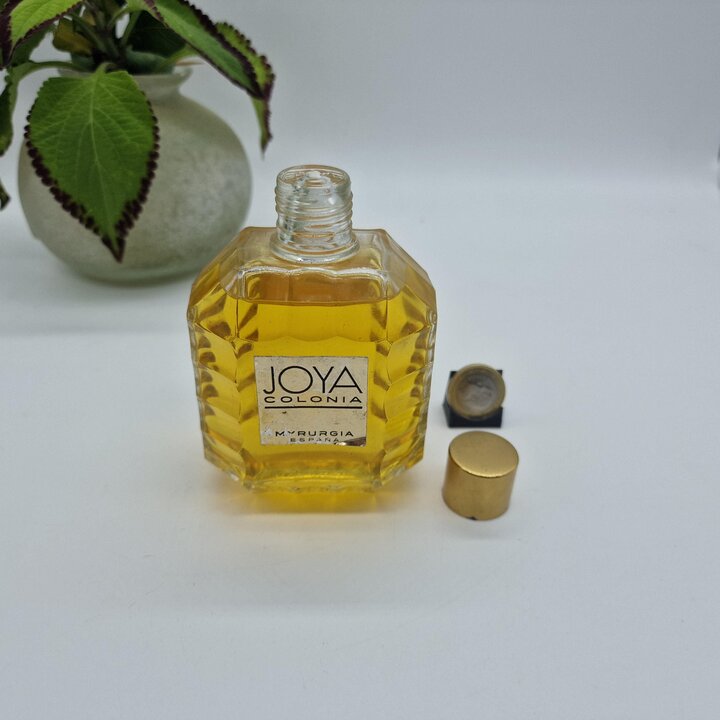 ヴィンテージ コロン 香水 ジョヤ ミルルギア スペイン製 - 200ml 面取りカット ガラスボトル 1970年代 - レア コレクター向け 希少な化粧瓶