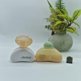 Yves Rocher Pivoine Parfum en Douchegel Set, Eau de Toilette 100 ml en Douchegel 150 ml, Vintage Jaren 1990