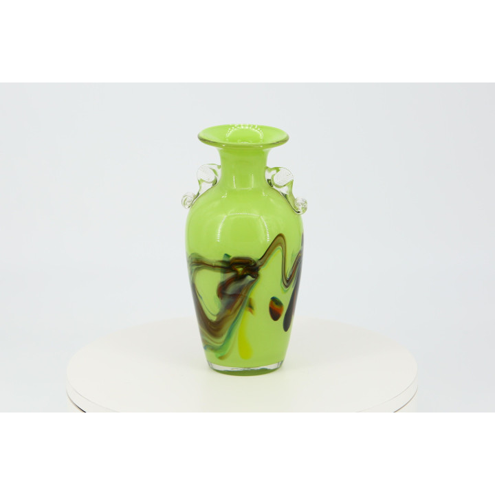 Murano-Glasvase 1950er Jahre - Italienisches Kunstglas Design