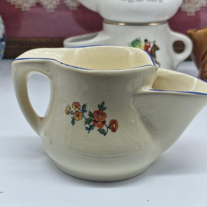 Kubek do golenia Royal Doulton Toby Jug, tygiel fryzjerski ze Staffordshire, vintage dzbanek figuralny z lat 30. XX wieku