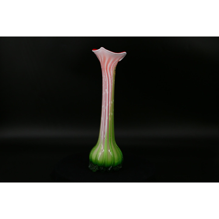 Jack-in-the-Pulpit Murano Glass Vase - Mid-Century Modern