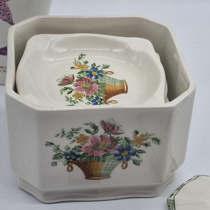 Zestaw 6 Ceramicznych Popielniczek La Cartuja de Sevilla Pickman lata 50.