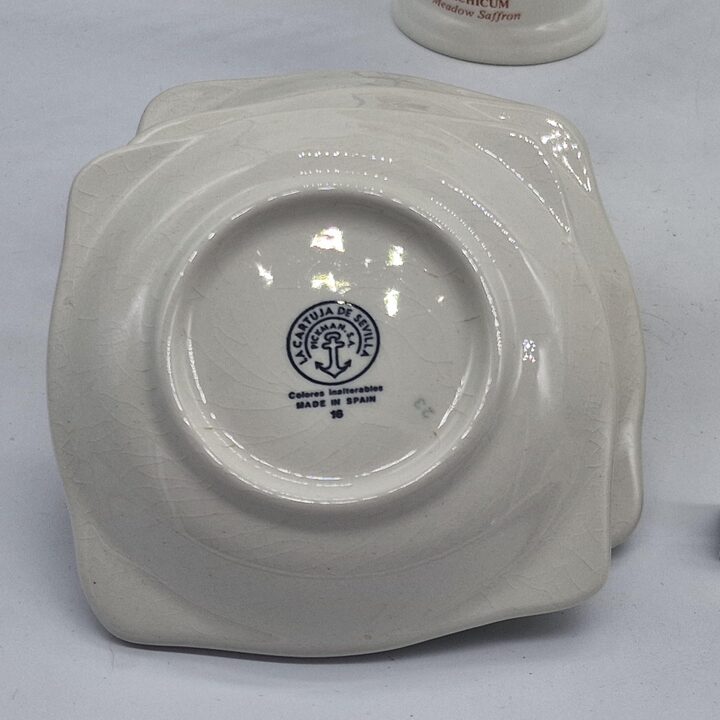 Zestaw 6 Ceramicznych Popielniczek La Cartuja de Sevilla Pickman lata 50.
