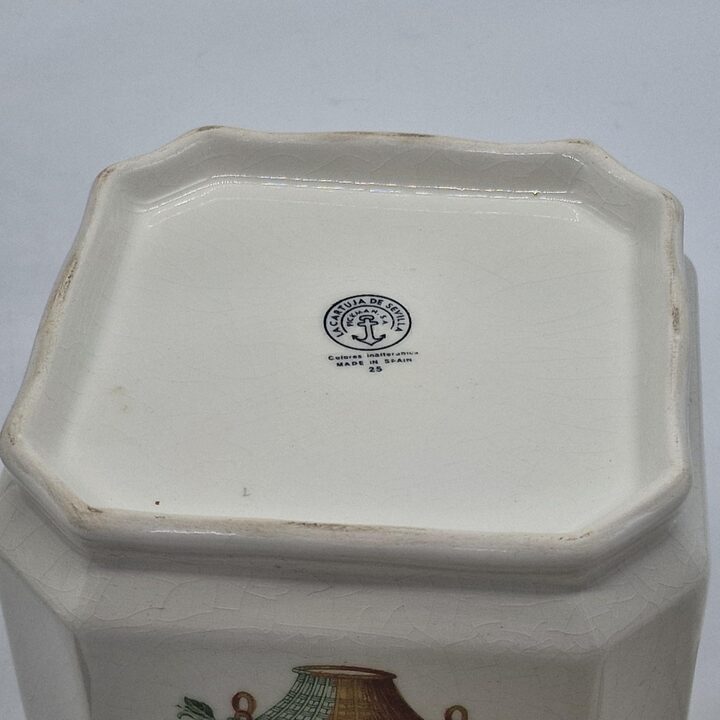 Zestaw 6 Ceramicznych Popielniczek La Cartuja de Sevilla Pickman lata 50.