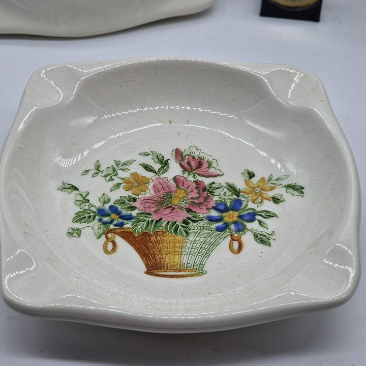 Zestaw 6 Ceramicznych Popielniczek La Cartuja de Sevilla Pickman lata 50.