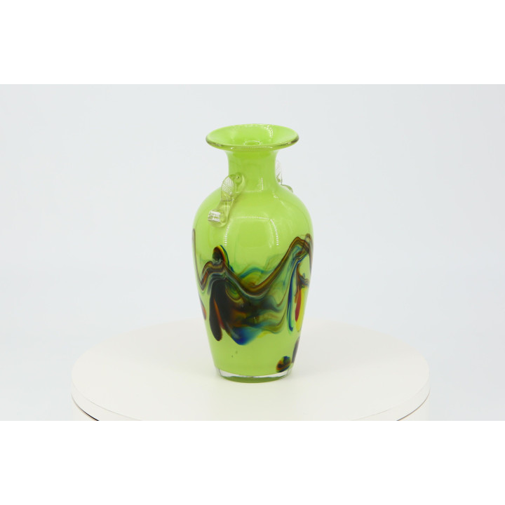 Murano-Glasvase 1950er Jahre - Italienisches Kunstglas Design