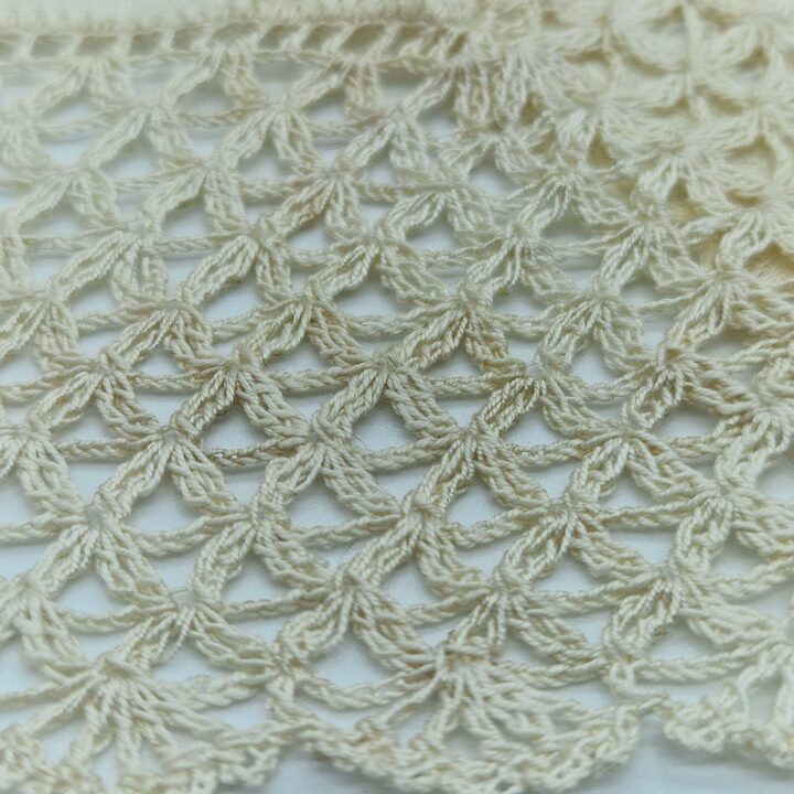 Set of 2 Vintage 1920s Wedding Handkerchiefs - White Cotton with Crochet Lace and Floral Whitework Embroidery - New Old Stock