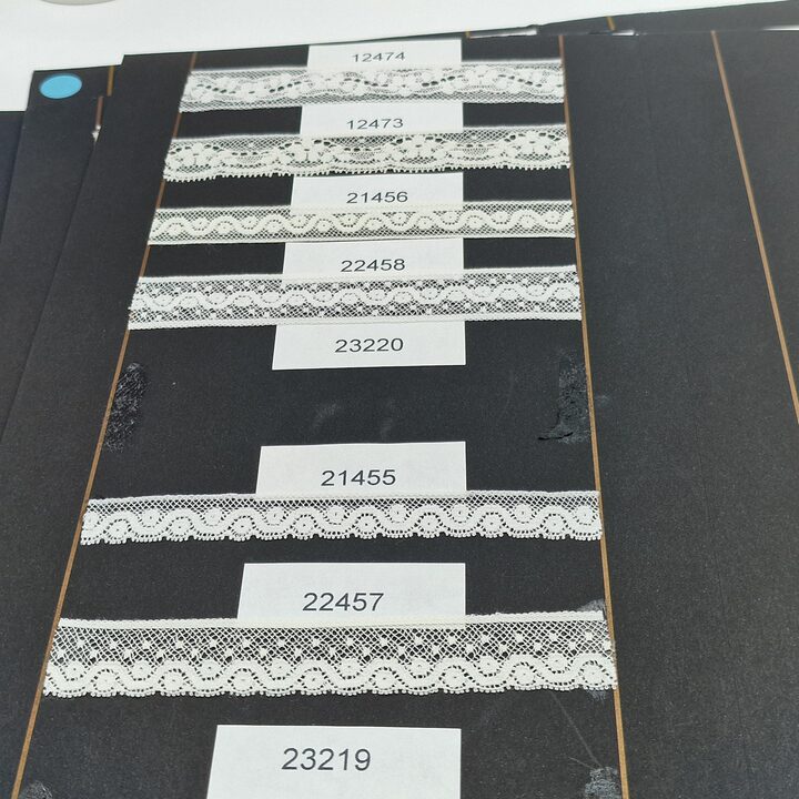 74 Vintage Spanish Lace Samples, 1990s Factory Archive Collection