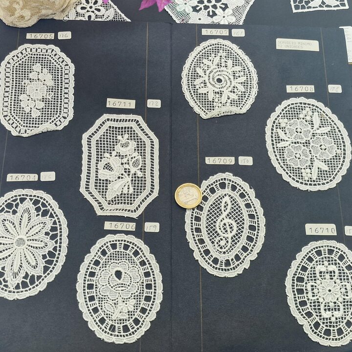 Lot  24 White Lace Appliques  Motifs,5-10cm Curated Collection for Junk Journals, Slow Stitch,Doll Clothing Bridal Crafts Heart…