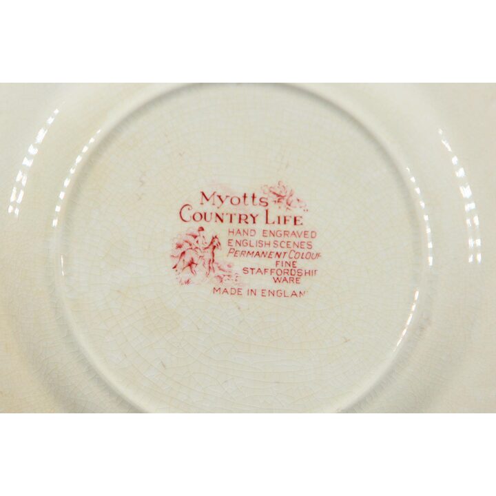 Myott Country Life Plate - Staffordshire Faience - 20 cm (7.87 in)