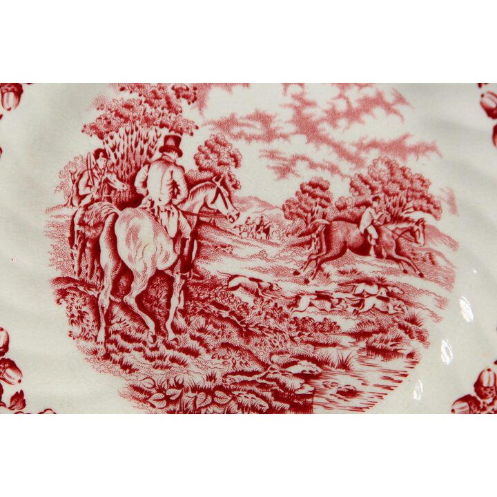 Myott Country Life Plate - Staffordshire Faience - 20 cm (7.87 in)