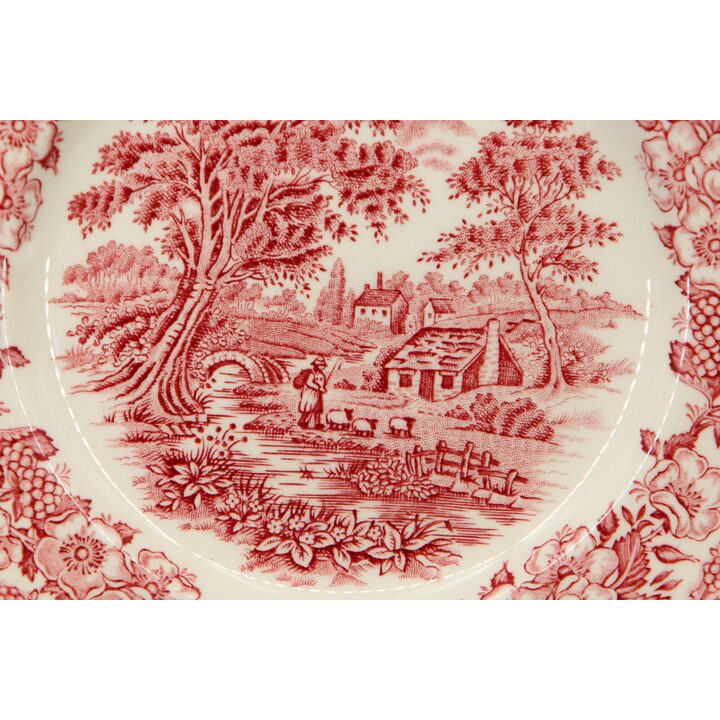 Talerz Deserowy Enoch Wedgwood Tunstall Angielski Fajans 20cm