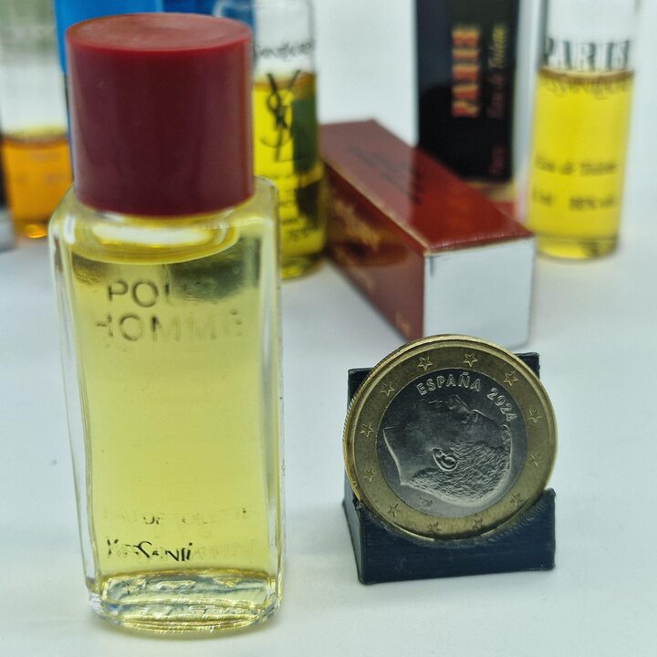 ヴィンテージ ミニ香水ボトル 7点セット - イヴサンローラン YSL シャンパーニュ オピウム パリ クーロス - 1990年代 レア 希少 コレクション用 ミニチュア香水
