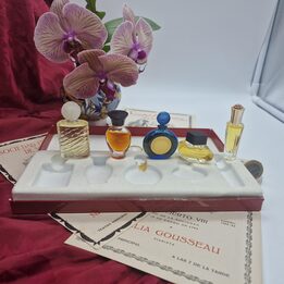 ロシャス ミニチュア香水セット コレクションパルファム 5種類のフレグランス 1980年代 オリジナルボックス
