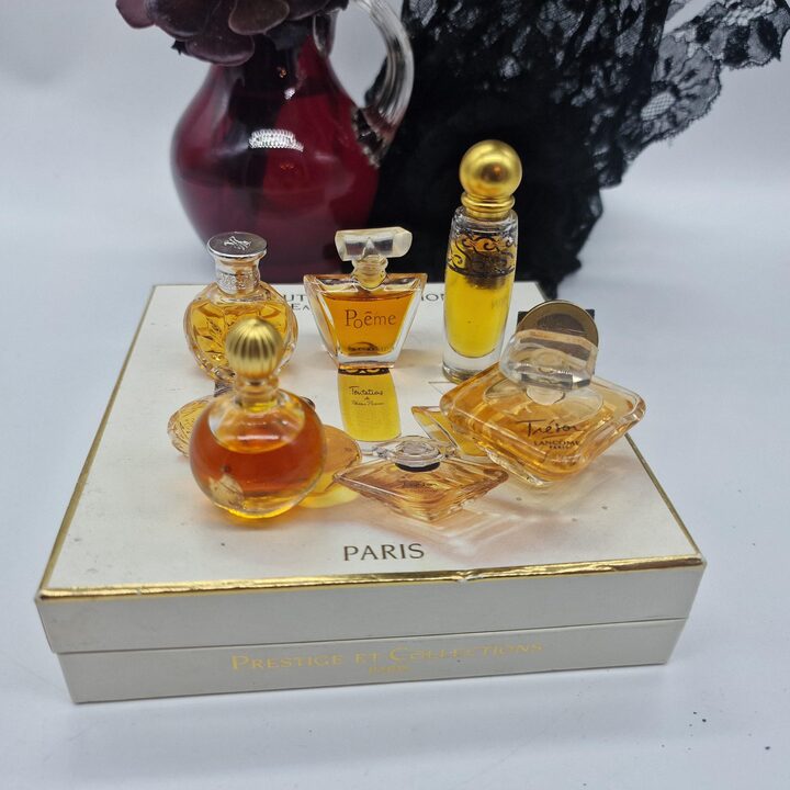 Set di Profumi in Miniatura Haute Collection di Prestige et Collections,  Vintage con 5 Fragranze di Lusso, Edizione Collezioni…