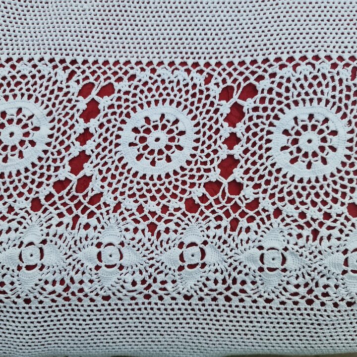 Hand Crochet Bedspread Lace Coverlet White Cotton Blanket, Hand Knitted Bed Cover Bedspread, Vintage Bedding para Dormitorio Sa…