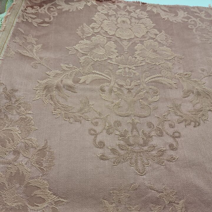 Antique Valencian Silk Lace Slow Stitch Kit Vintage Textile Bundle for Junk Journals,Heirloom Sewing,Bobbin Lace,Dusty Rose & C…