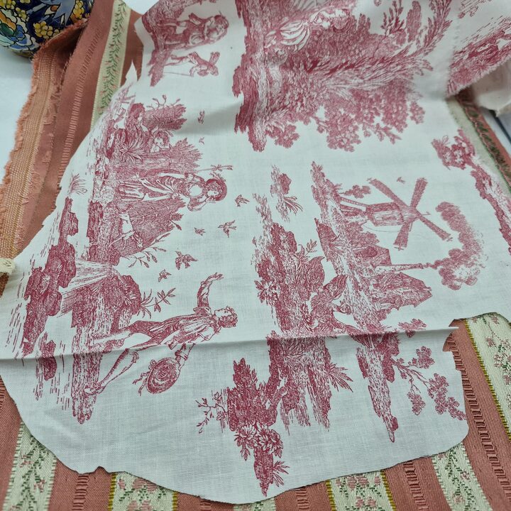 Antique Valencian Silk Lace Slow Stitch Kit Vintage Textile Bundle for Junk Journals,Heirloom Sewing,Bobbin Lace,Dusty Rose & C…