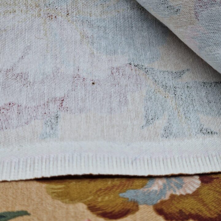 Tissu Coton Vintage 140x200cm Motif Pivoine Design 820-28645